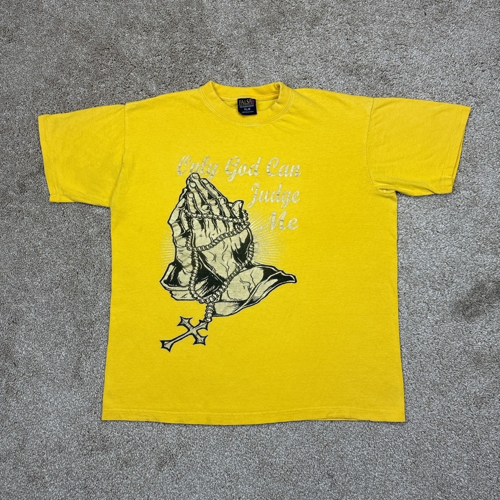Vintage Y2K Only God Can Judge Me T Shirt‎ M/L